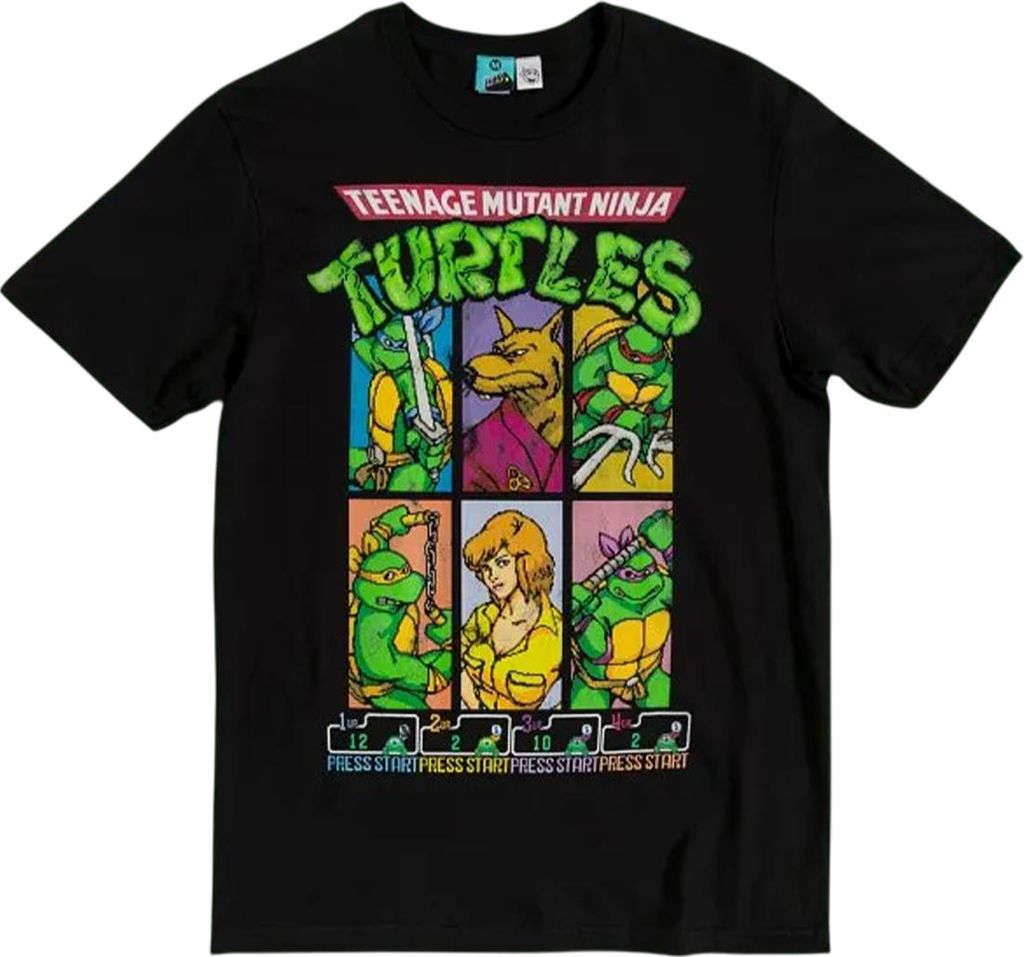 Teenage Mutant Ninja Turtles - T-Shirt für Herren/Damen Uni TT754 (XXL) (Schwarz)
