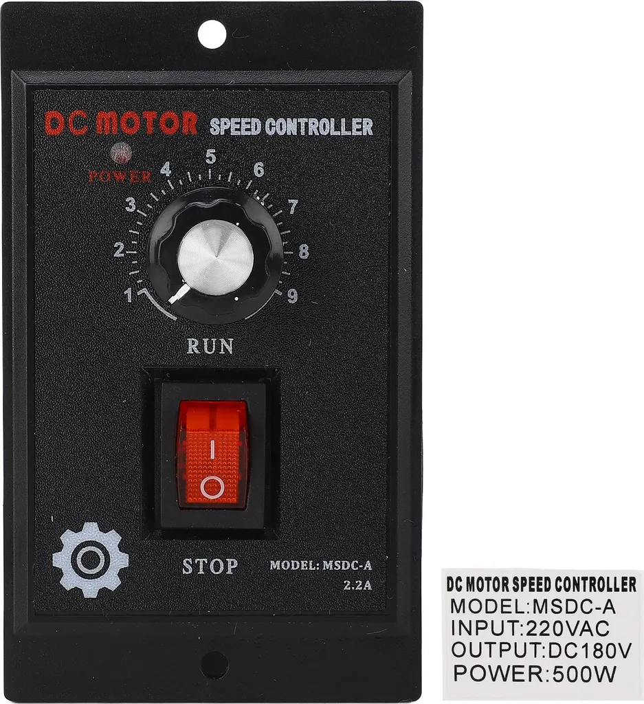 Régulateur de Vitesse Moteur CC 220V AC vers 180V DC 500W réversible