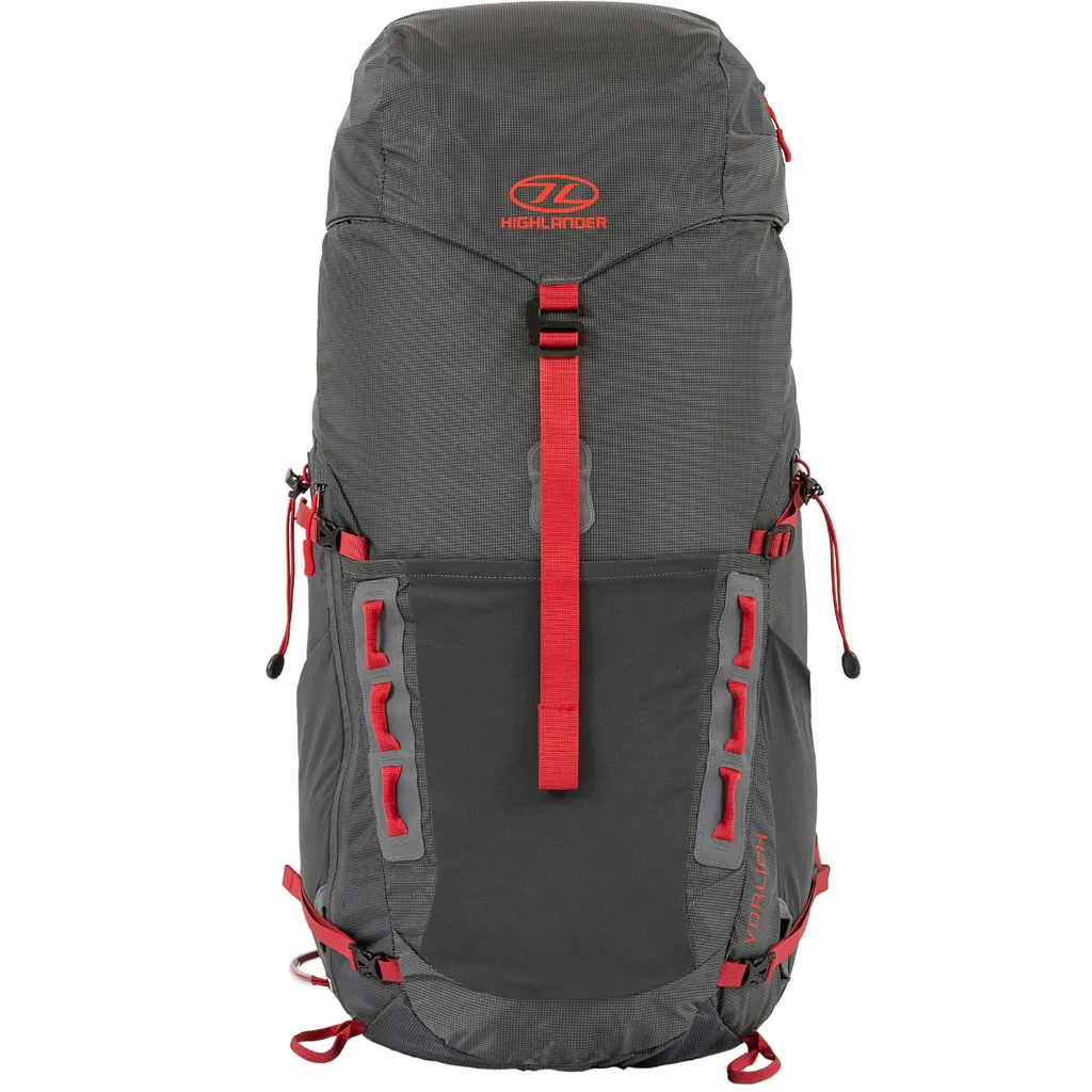 HIGHLANDER Vorlich 40L Sac à dos gris de randonnée technique robuste - 9