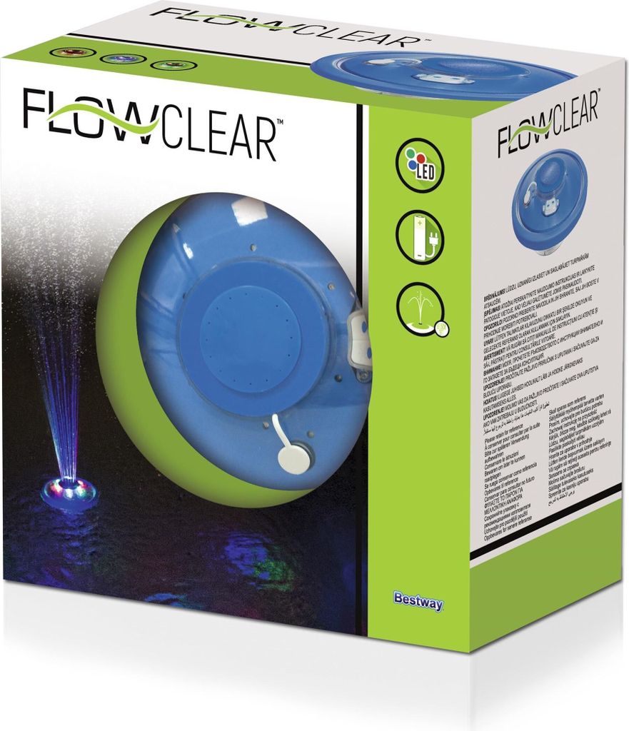 Bestway Schwimmende Pool-Fontäne mit LED-Licht 3 Modi Produktbild 10