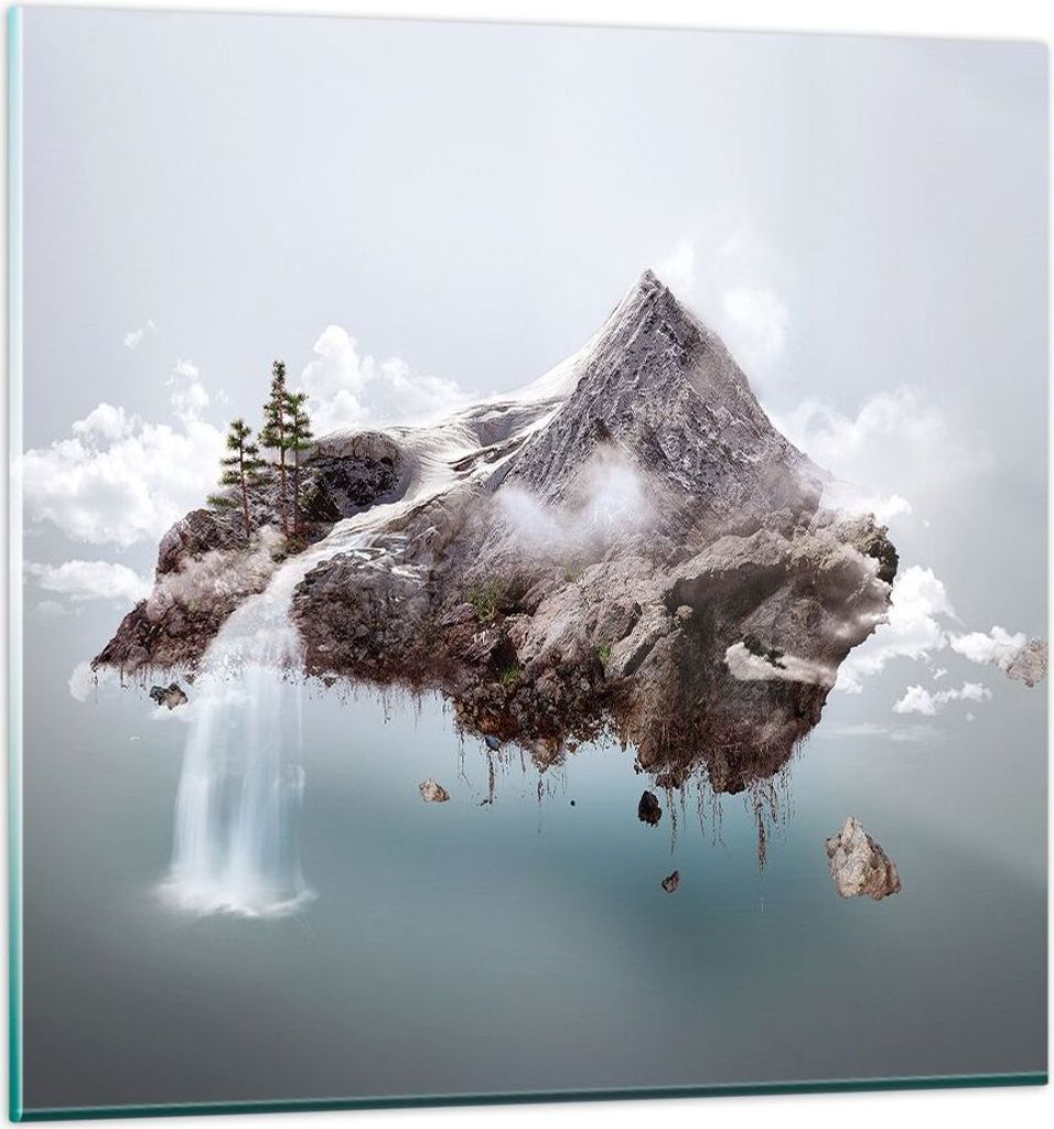 Bilder auf glas - Umwelt Natur - 60x60cm - Glasbilder - Wandbilder - Bilder - Kunstdruck - zum Aufhängen bereit - Wanddekoration aus Glas - Glas B...