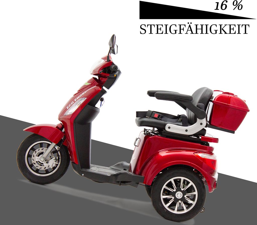 ECO ENGEL 500 Rot, 15 km/h, 1000 Watt, Reichweite c.a. 55 Produktbild 5