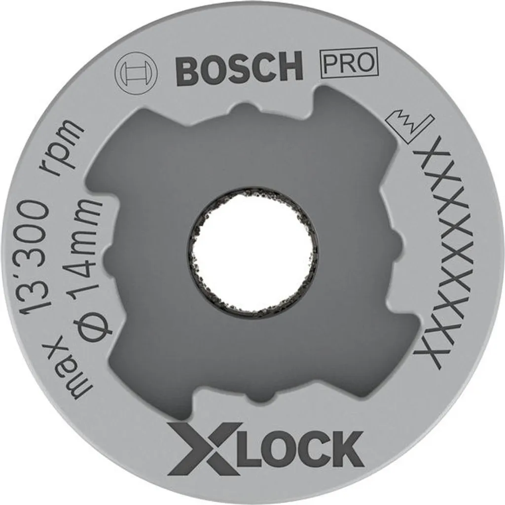PRO Punta per carotaggio a secco in Vetroceramica, 14 x 30 mm, X-Lock
