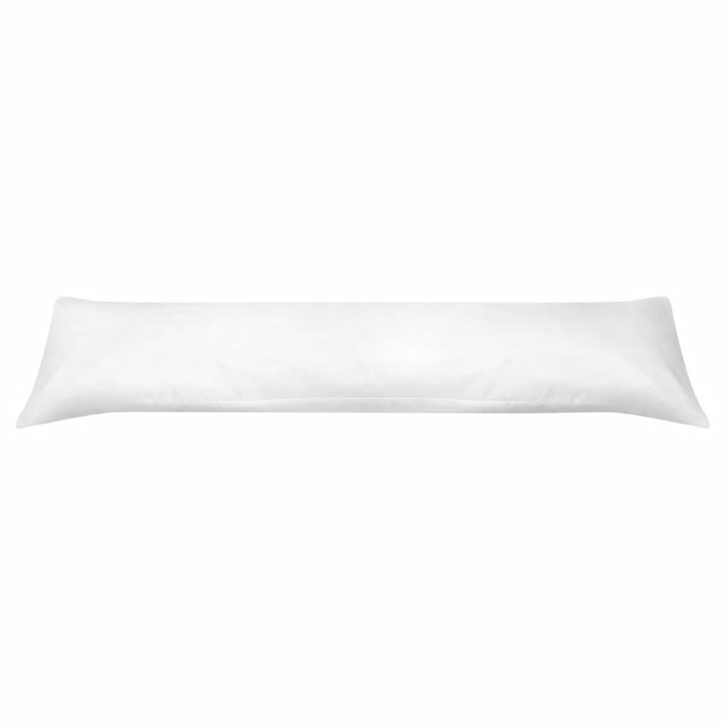 vidaXL Cuscino per traversina laterale 40x145 cm Bianco Immagine del prodotto 