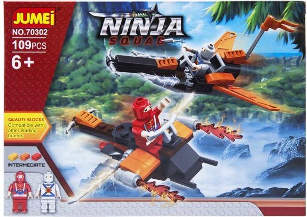 Jumei Ninja Warriors, 109 Teile, 25 x 18 cm