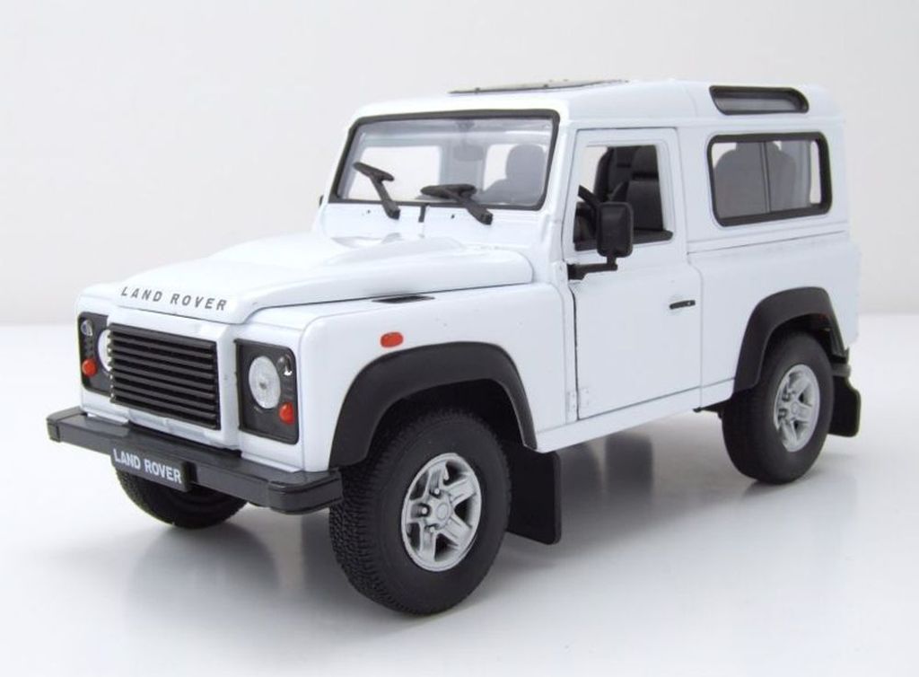 Welly 22498W Land Rover Defender weiß 1:24