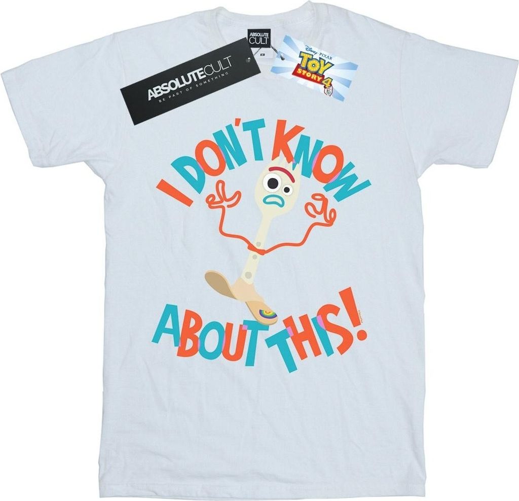 Disney - "Toy Story 4 I Dont Know About This" T-Shirt für Herren BI48514 (XL) (Weiß)