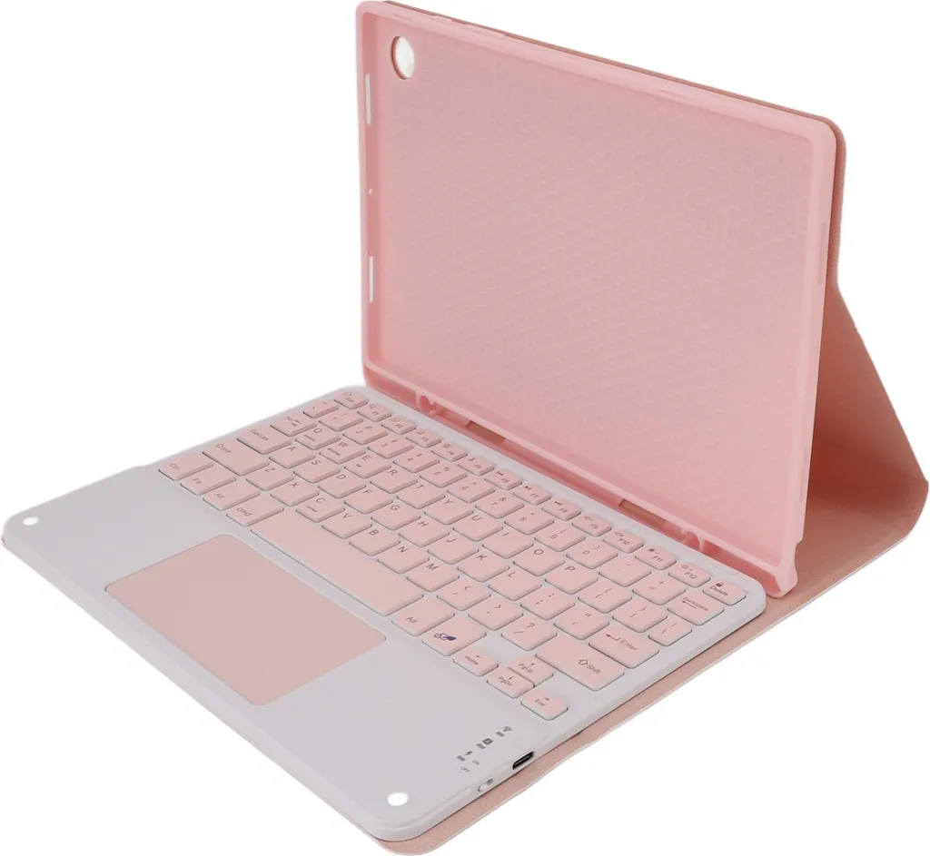 Étui Tablette Samsung Galaxy Tab A8 Rose TPU avec Clavier et Souris