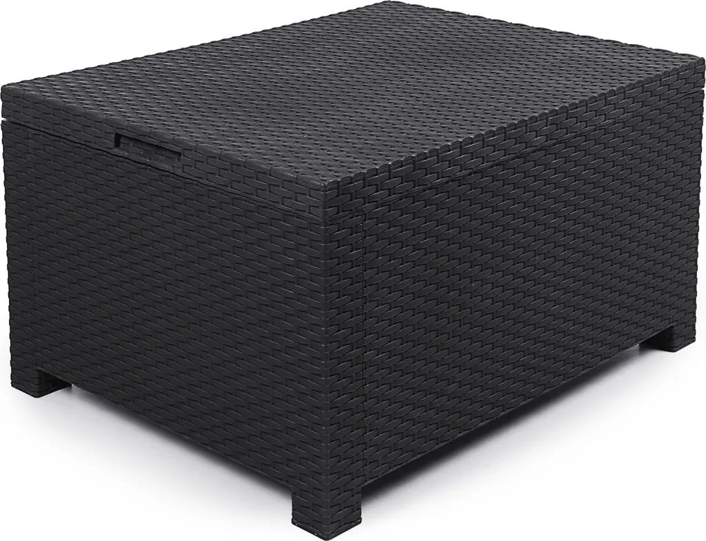 Table de jardin avec rangement Toomax OLYMPIA 168L graphite 76x59x45 cm
