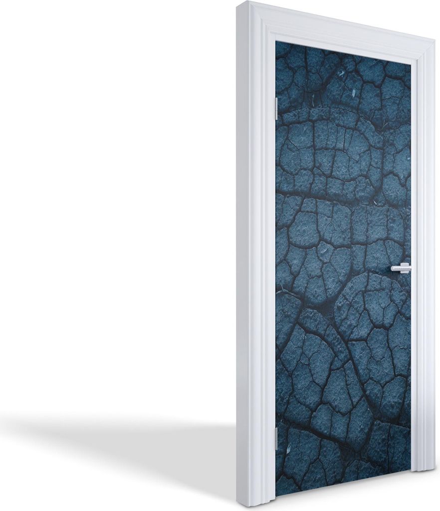 Innentür Folie Modern Selbstklebende Wandsticker Personalisiert - Rissige Erde - 85 x 205 cm