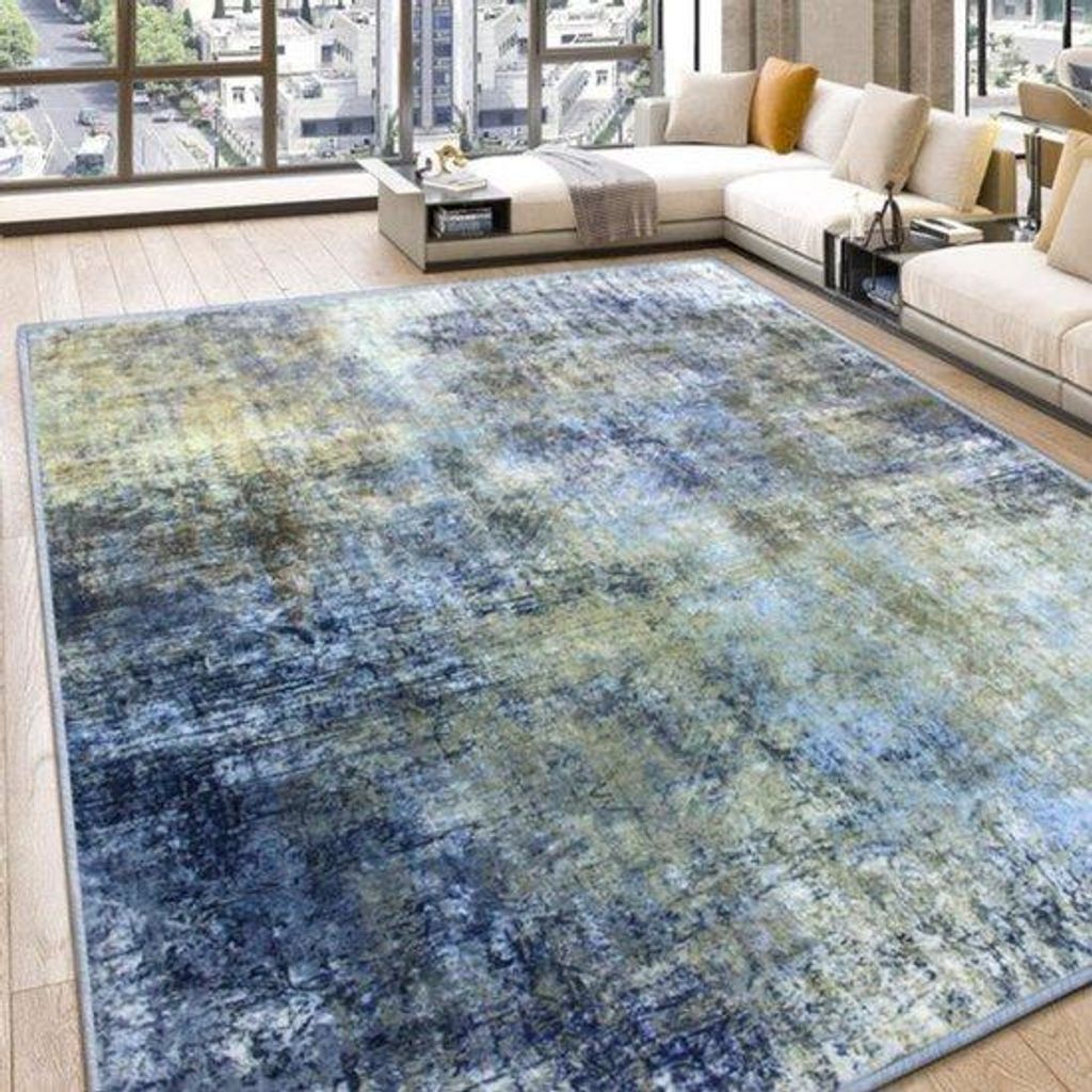 Wohnzimmer-Tapete mit abstrakter Tintenfarbe - minimalistischer Stil - 200 x 300 cm - mehrere Farben - niedriges Polster