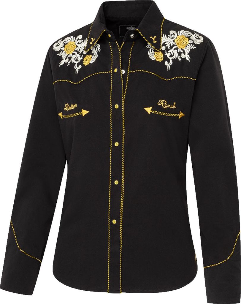 Stars & Stripes Damen Westernbluse »YELLOWSTONE NOVA«