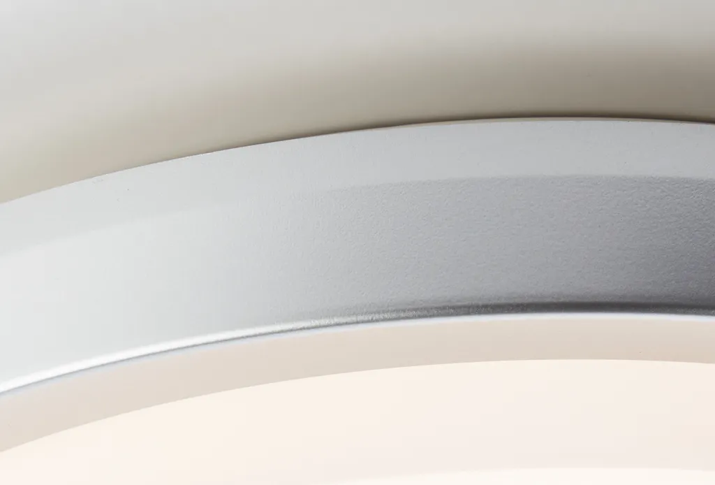 Luminaire de plafond LED pour terrasse et balcon DEVORA argenté IP65