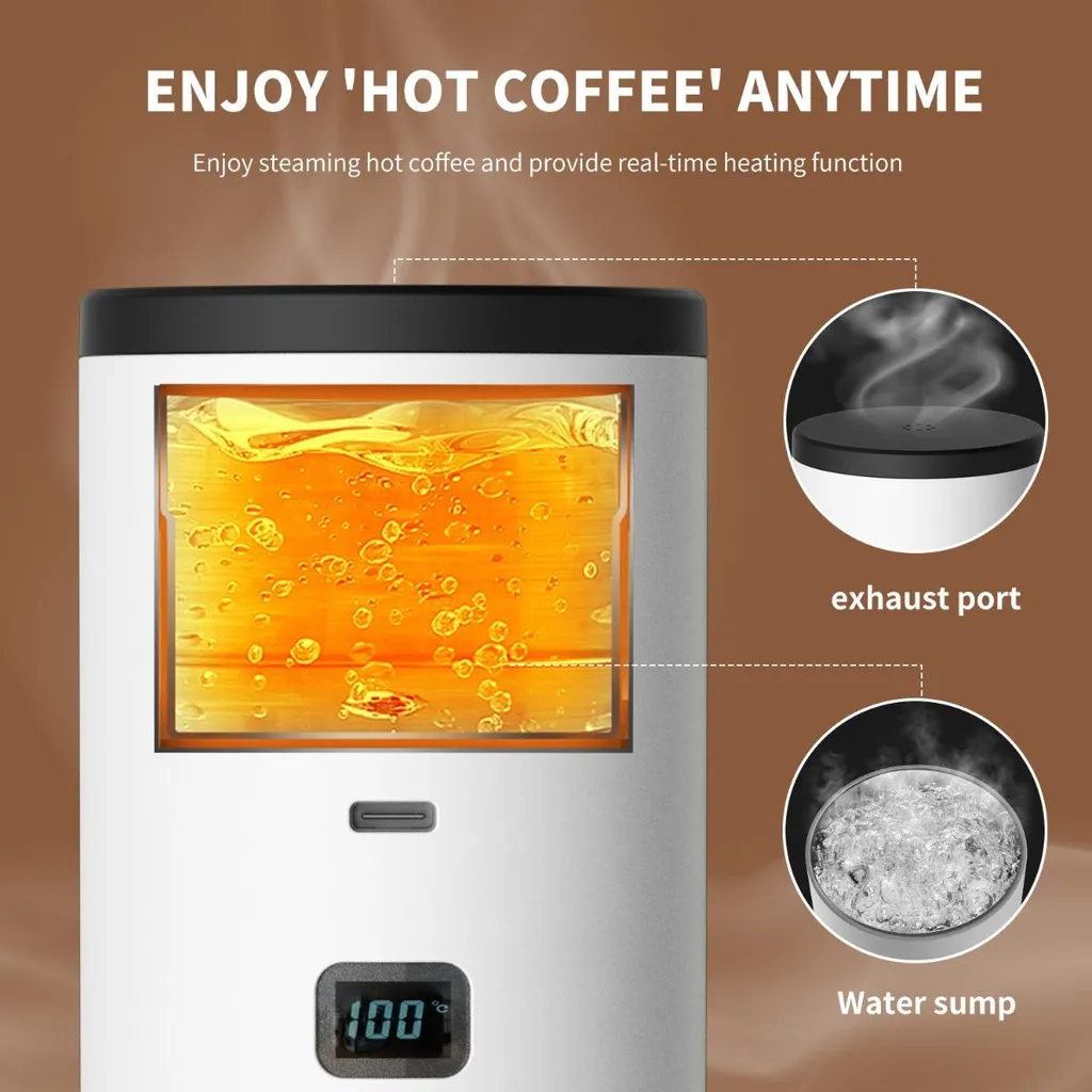 Machine café portable INF Blanche : Système à capsules avec support - 7