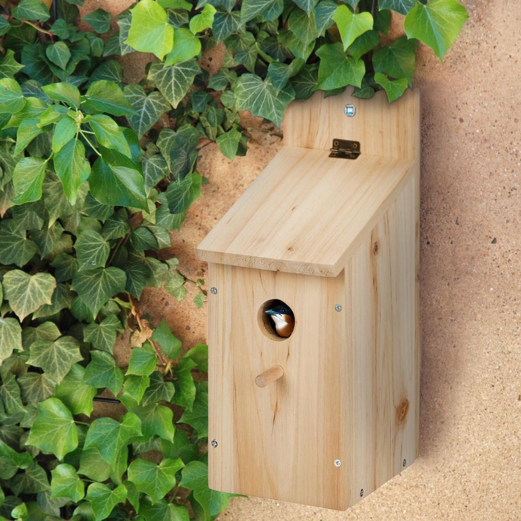 Vogelhaus-Bausatz für Spatzen und Meisen, 7-teilig Produktbild 
