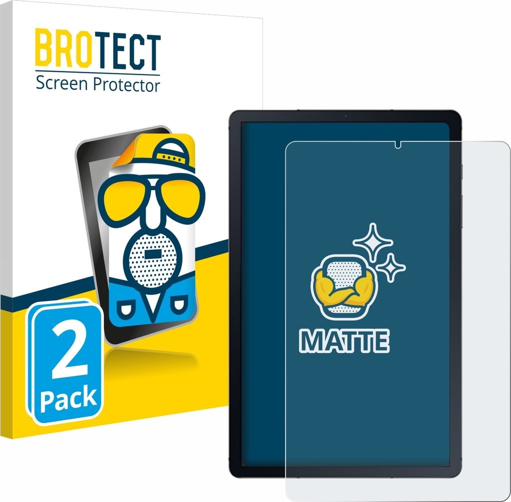 2x BROTECT Schutzfolie für Samsung Galaxy Tab S6 Lite LTE 2024 Displayschutz Displayschutzfolie Folie Matt Entspiegelungsfolie