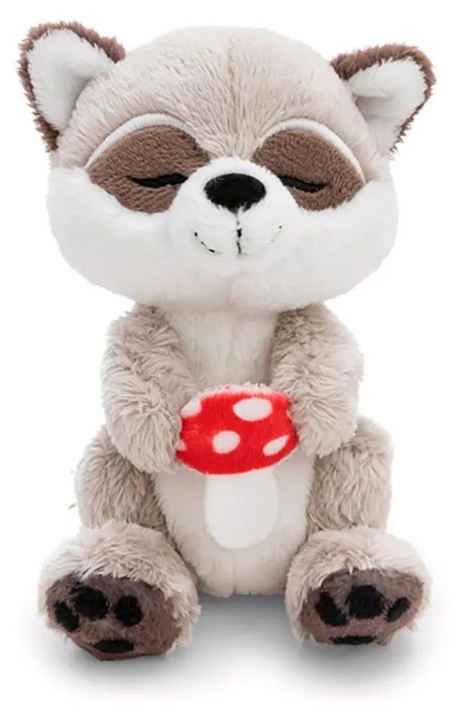 Nici Waschbär Pilz Teddybär 12 Cm   Kinder  One Size Produktbild 