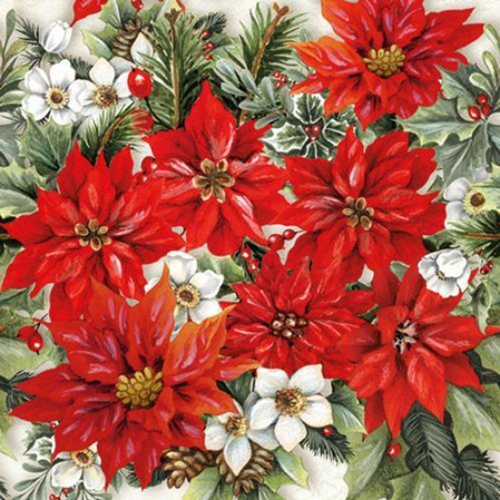 Weihnachten - Servietten - 25 x 25 cm - 20 Servietten pro Packung