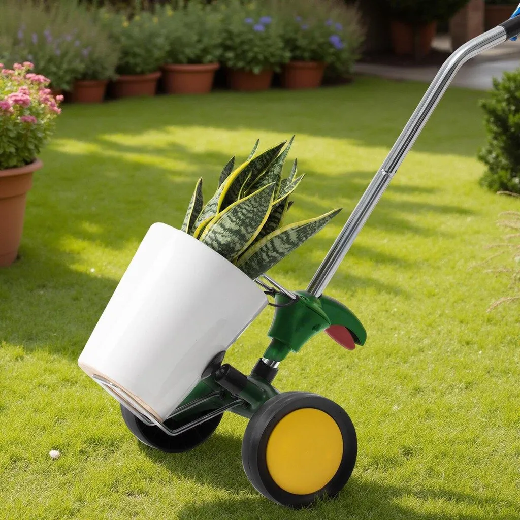 Chariot de transport pour plantes avec bras réglable et robuste - 8