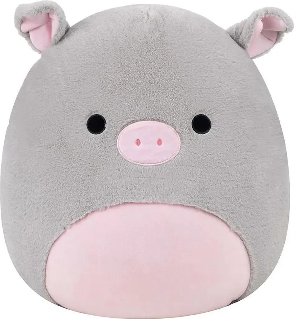 Squishmallows Bessa Teddybär Peluche Grise Souple de Taille Unique