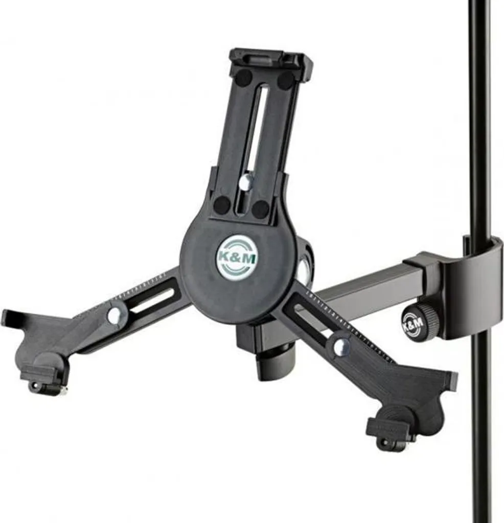 Support de Tablette pour Pied de Micro K&M 19791 Noir Multi-Format - 2