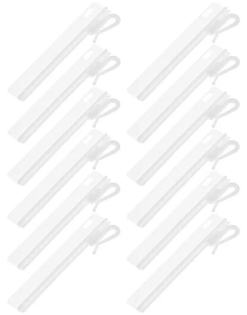 Garnitures murales en plastique durable - Pack de 50 unités de montage