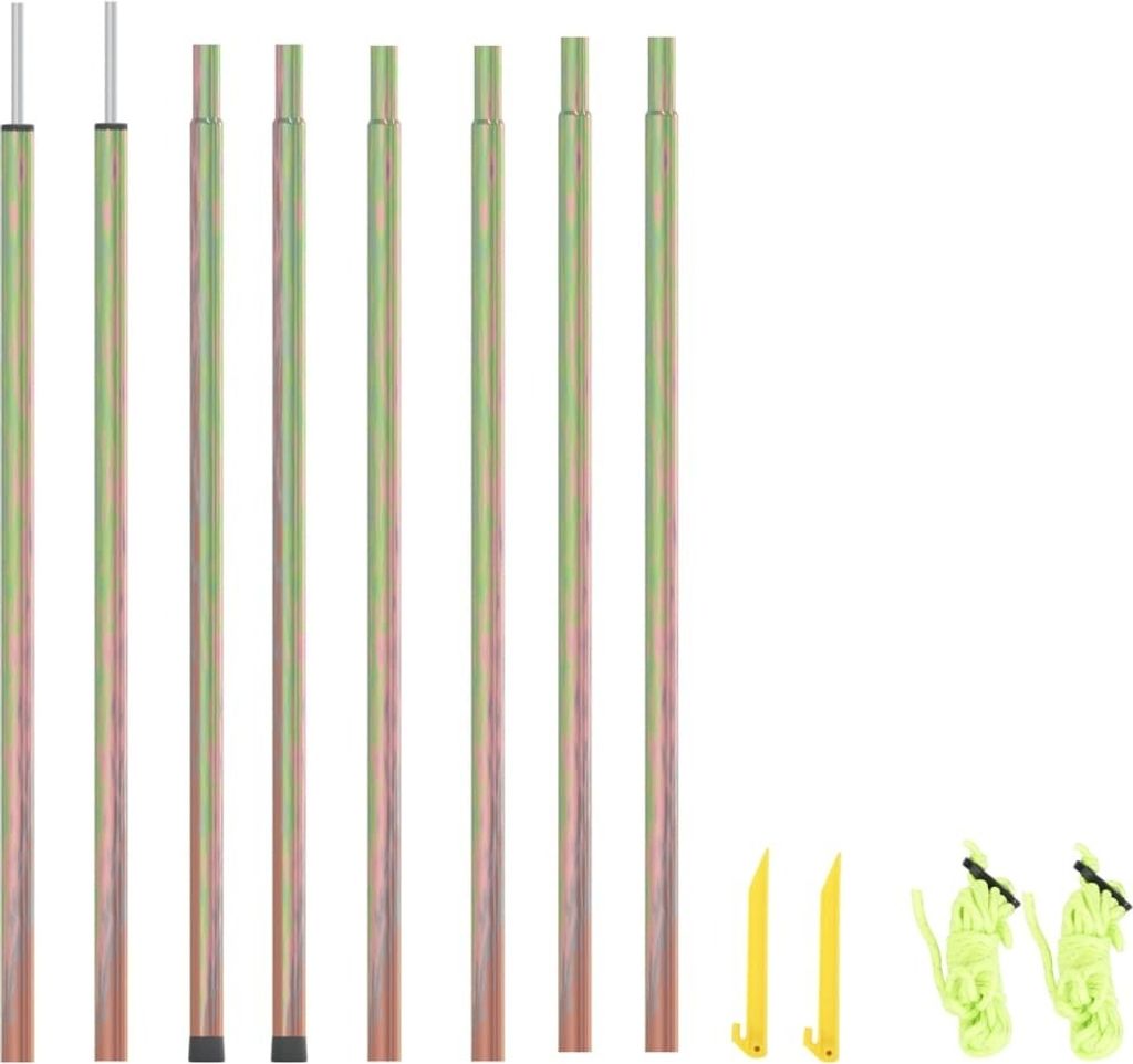 Maison Exclusive - Sonnensegel Stangen 2 Stk. 200 cm Verzinkter Stahl