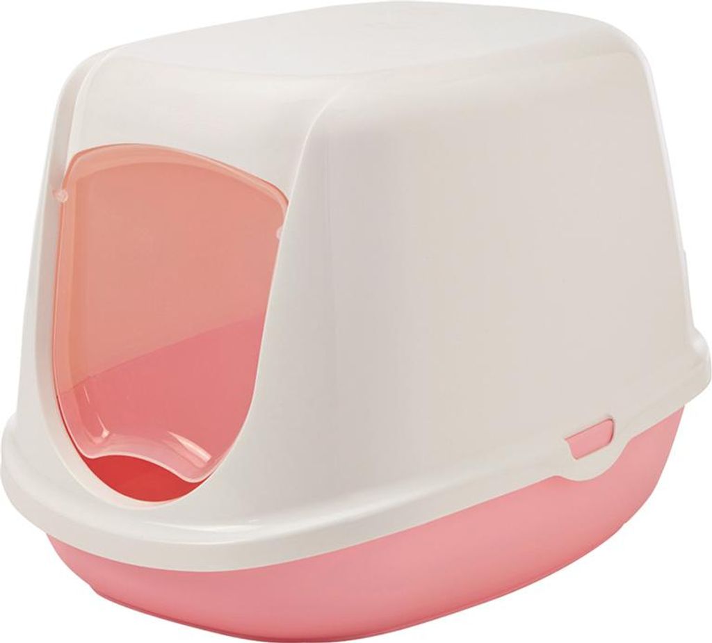 Duchesse Kitten - Katzentoilette - rosa/weiß - 44x35x32 cm Produktbild 