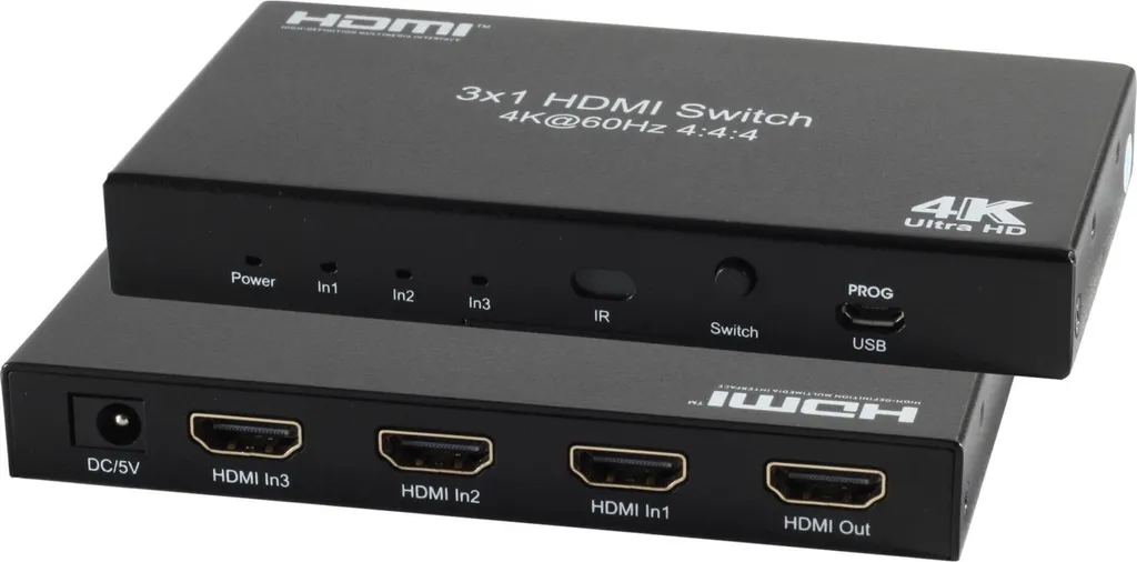 Adaptateur HDMI 3 Entrées pour Console de Jeux et Box TV 4K 60Hz