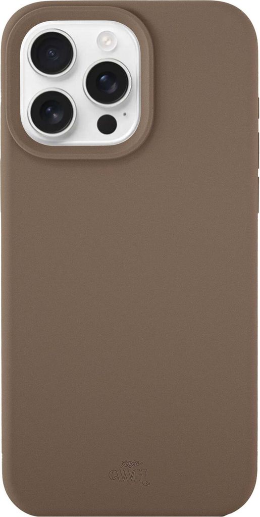 xoxo Wildhearts Shockproof Silikonhülle - geeignet für iPhone 16 Pro - Braun