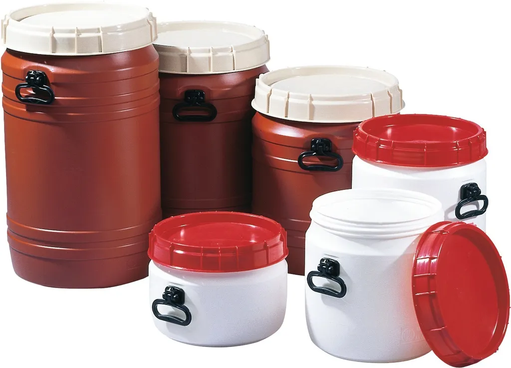 Fusto Industriale 26L Bocca Totale - Imballaggio Tecnico HDPE Bianco