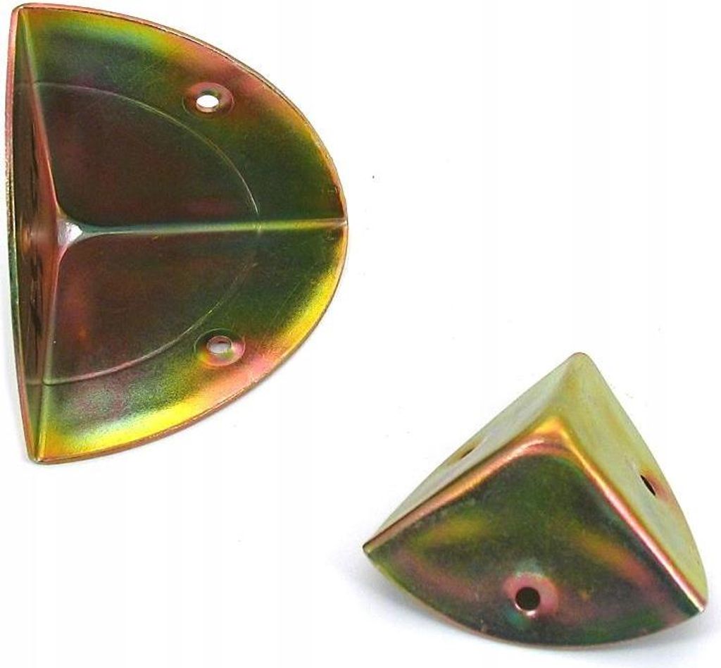 FEINZ | Metallwinkel für Kisten - 35 mm - robust und langlebig - ideal für DIY-Projekte