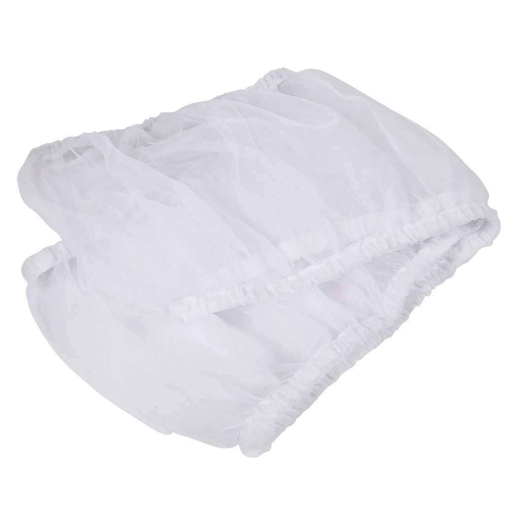 Große Größe belüfteten Nylon Vogelkäfig Abdeckung Shell Seed Catcher Pet Products (weiß)