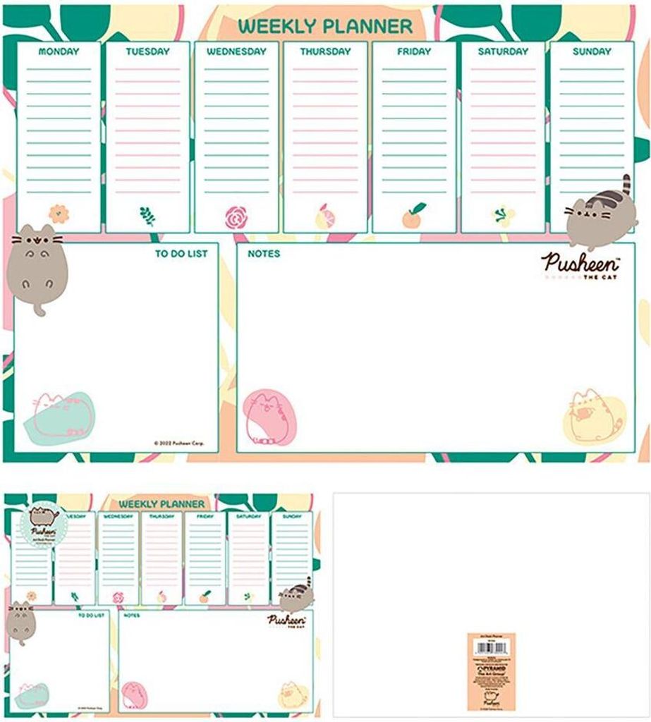 Pusheen - Sous-main, Botanique, A4 PM4420 (Taille unique) Image du produit 