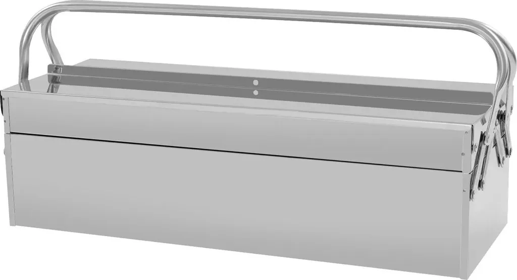 Boîte à outils pliable inox anti-corrosion 53cm pour ranger vos outils 410