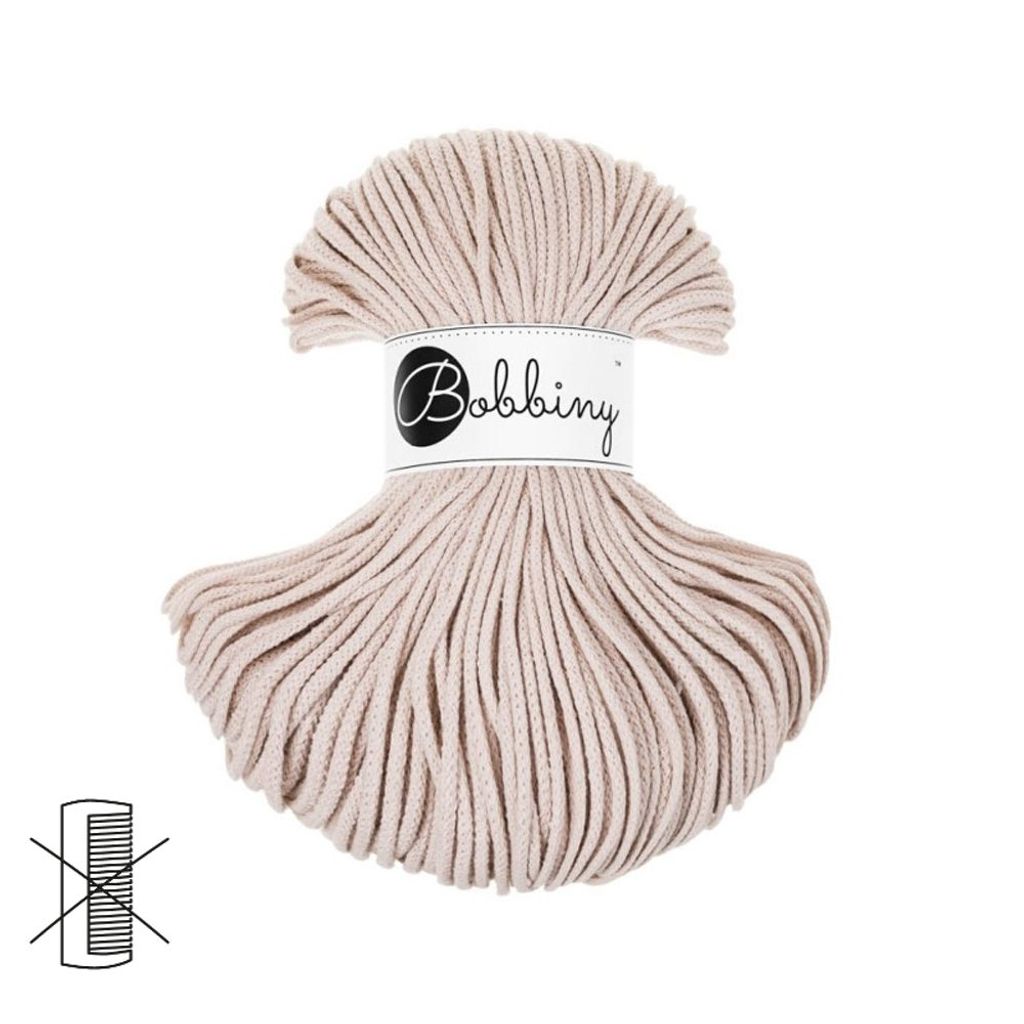 Bobine cordoncino macramè Junior 3mm Nude - 1 pz Immagine del prodotto 