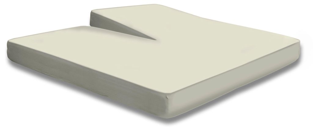 Split Topper Spannbettlaken natur 180x200 - 200x200 cm Produktbild 