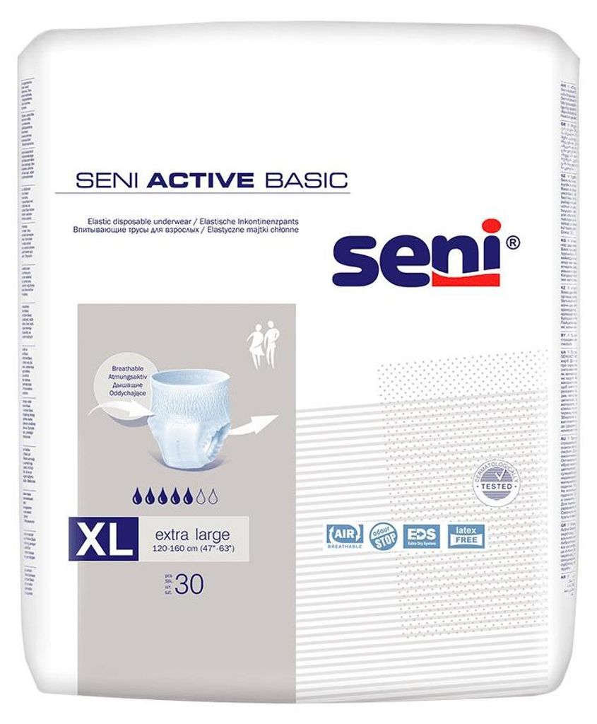 Inkontinenzslip Seni Active Basic X-Large Taillenumfang 120 Produktbild 