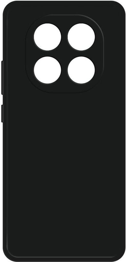 Hülle für Xiaomi Redmi Note 14 Pro Plus - Phonesta Color Silikon Back Cover - Schwarz