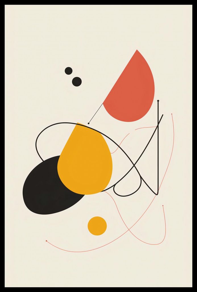 Plakat 40x60cm Rhapsodie der Formen