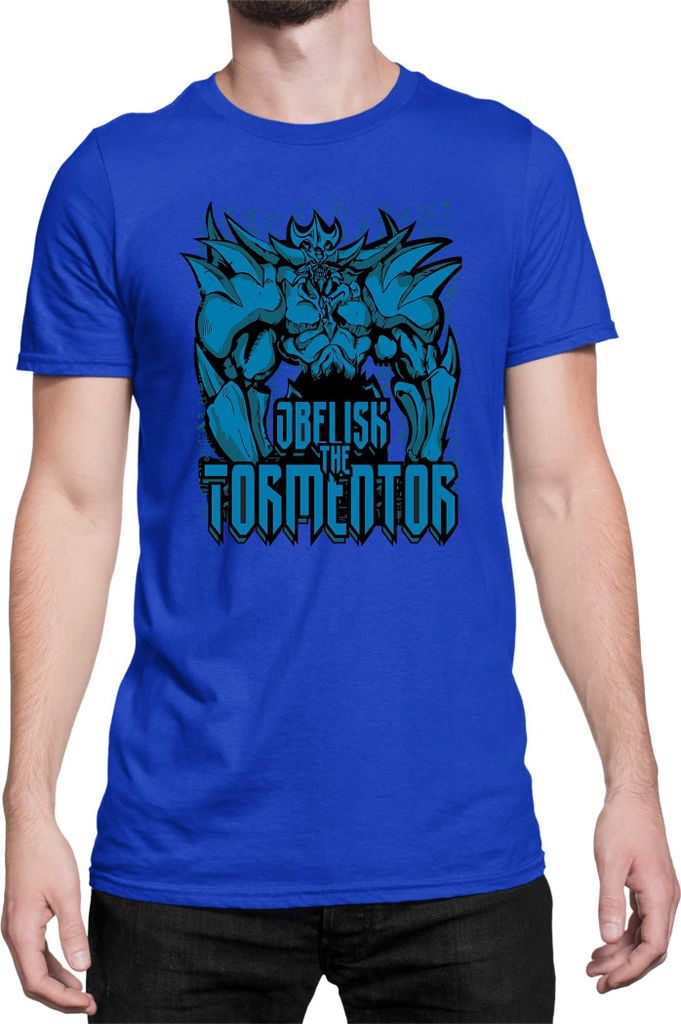 Herren T-Shirt Japan Manga Anime Comics Yu Gi 029, Man XL / Blau