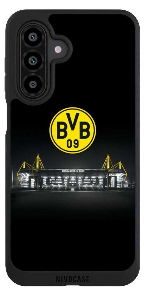 NIVOCASE Handyhülle für Samsung Galaxy A17 5G Hülle NIVOpure Case Schwarz BVB Borussia Dortmund Stadion