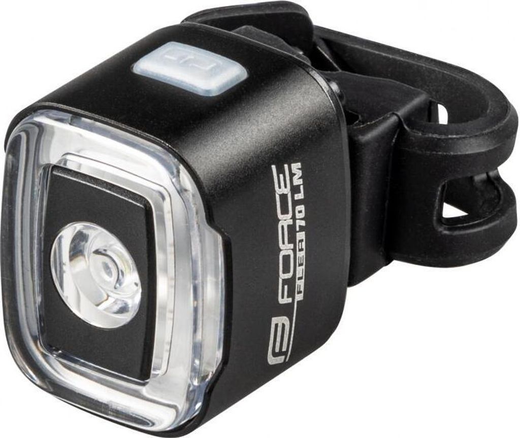 Force Flea 200 lm USB-Taschenlampe vorne oder hinten integrierter Li-Pol 400 mAh Akku schwarz 45164