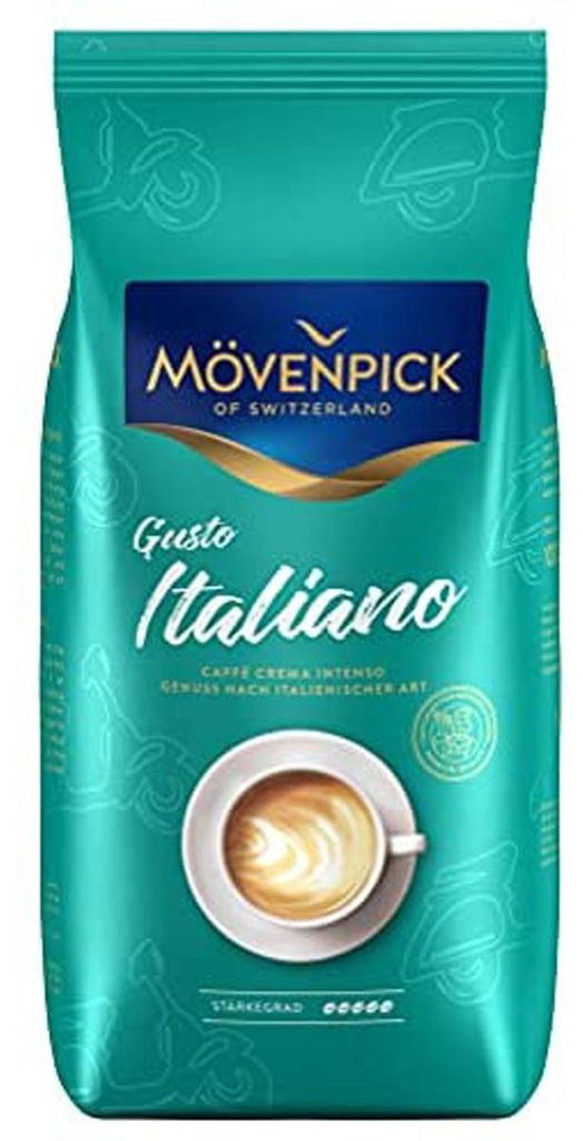 Mövenpick Caffe Crema Gusto Italiano mocna kawa ziarnista Zdjęcie produktu 