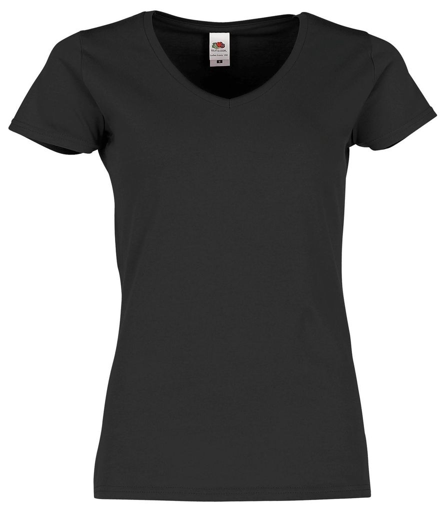 Fruit of the Loom Ladies Iconic 150 V-Neck T-Shirt Farbe: Produktbild 