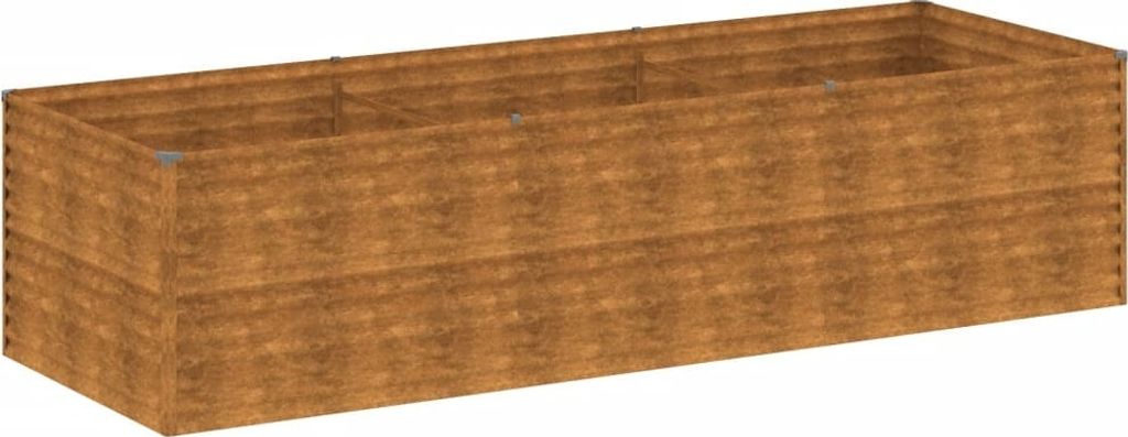 vidaXL Hochbeet 290x100x69 cm Cortenstahl