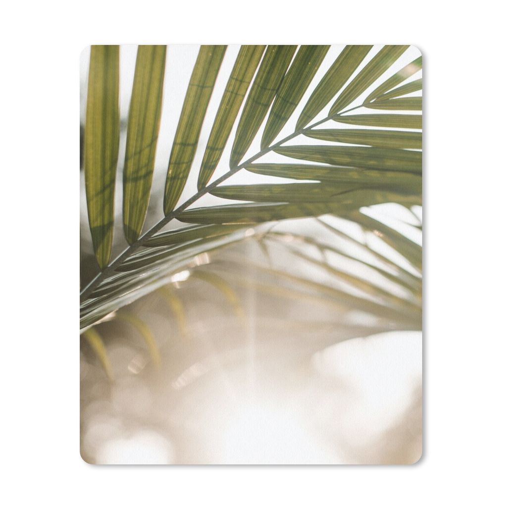 MuchoWow Mauspad Mousepad Palme - Palmenblatt - Sonne - Sommer 30x40 cm - Mousepads - Maus Mat - Pad - Mausunterlage - Mausmatten