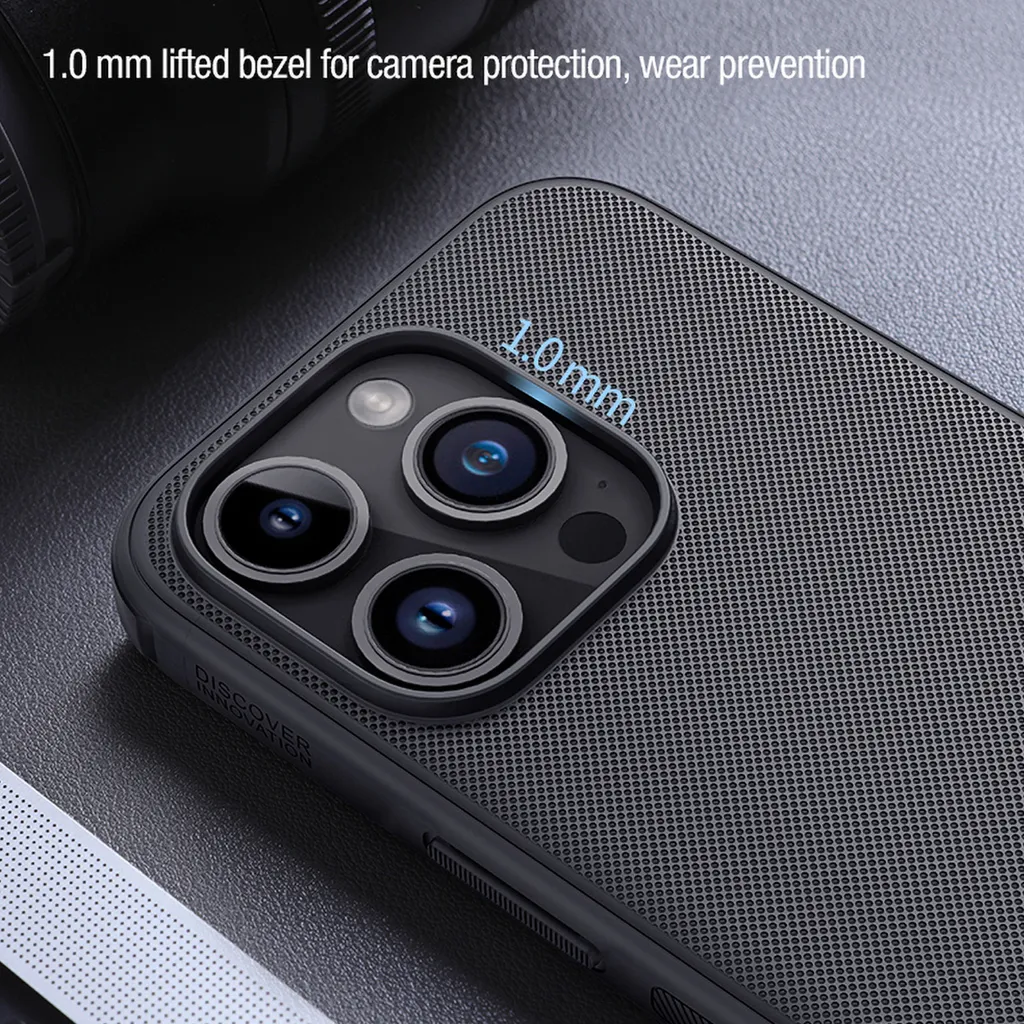 Custodia Nillkin iPhone 15 Pro Nero - Design Professionale e Sicuro - 30