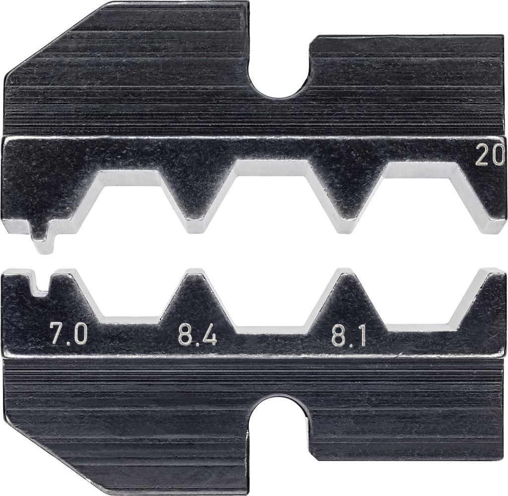 KNIPEX 97 49 20 Crimpeinsatz für F-Stecker für TV- und Satellitenanschluss