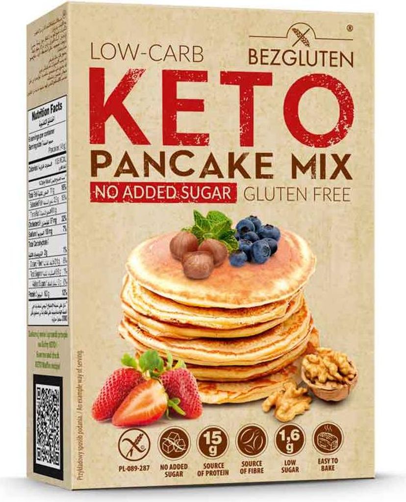 Bezgluten Keto Pancake Mix 150g